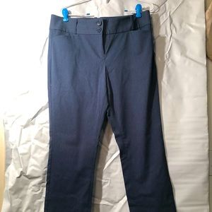 The LIMITED Navy Blue Dress Pants with Stretch